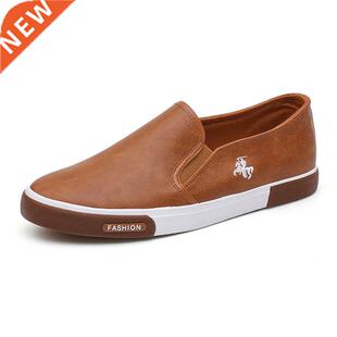 Casual Shoes Men Comfortable PU Leather Mens Loafers Handmad