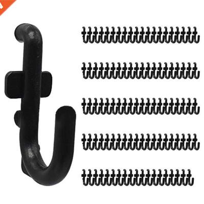 50 Pcs/100 Pcs Plastc Pegboard J Style Hook for Jewelry Org