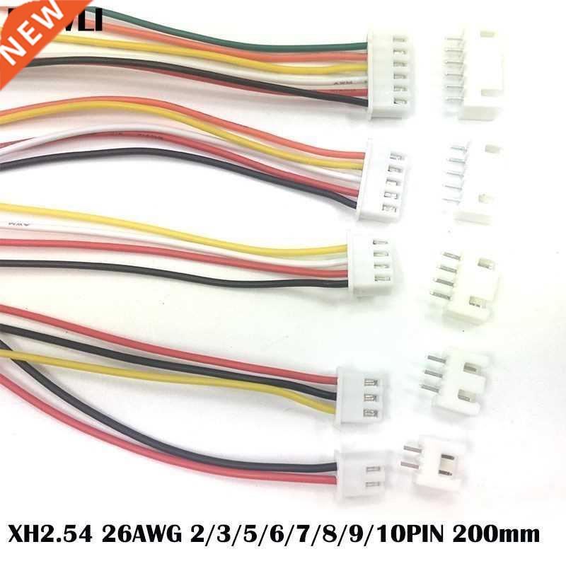 10Sets JST XH2.54 XH 2.5m Wre Cable Connector 2/3/4/5/6/7