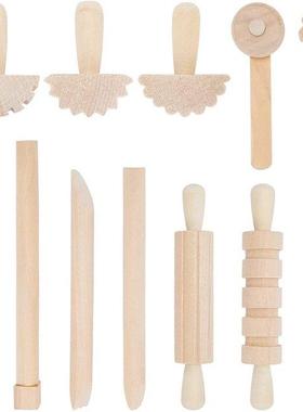 12Pcs Clay And Dough Tools Play Accessories Includes Rollers