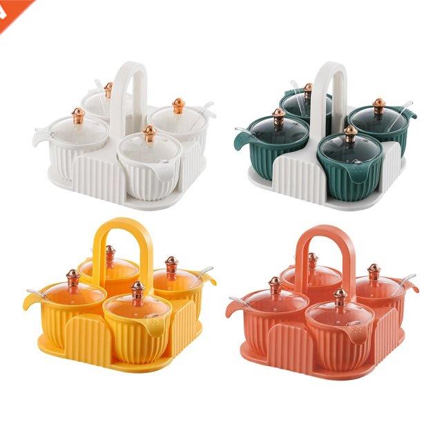 Seasoning Box Portable Handle Seasoning Spice Box Spice Cont