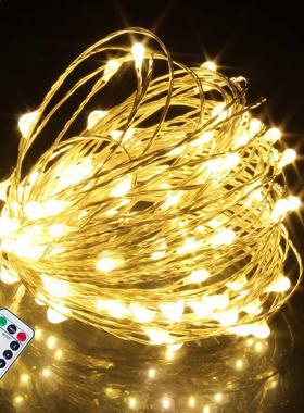 Remote Control Fairy Lights USB Battery Operated LED String