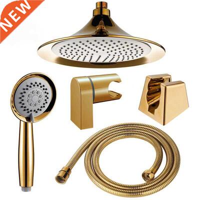 Solid Copper Gold Plated three functions Handheld Shower Lux