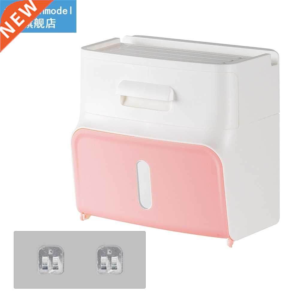 Toilet Roll Holder Shelf Accessories Tissue Shower With Stor