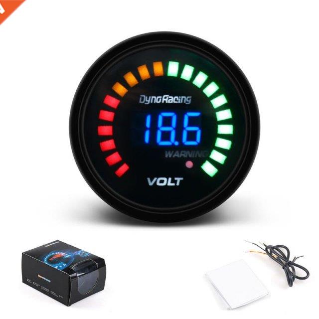 2 '' 52mm 12V Car Digital Voltmeter Volt Gauge Meter
