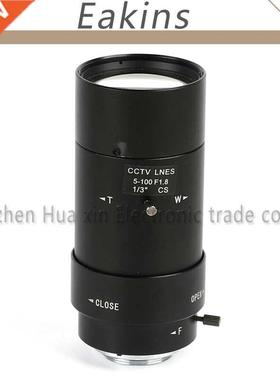 5-100 Mm Vari-focal F1.8 CS-mount Lens Manual IRIS ZOOM FOCU