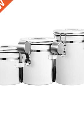 Airtight Sealed Canister with Spoon Container Large Capacity