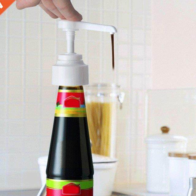 5pcs Kitchen Syrup Pump Liquid Dispenser Juice Bottle Pumps