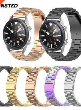 AKBNSTED 20 22MM Stainless Steel Metal Watch Strap For Sams