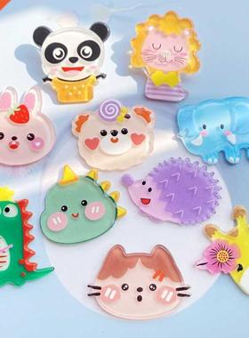 10Pcs/lot Cute Mxed Shny Cartoon Anmals Flatback Acrylc