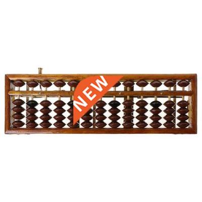 Portable Chinese 13 Digits Column Abacus Arithmetic Soroban