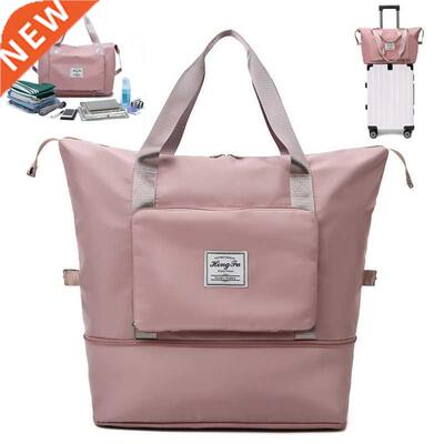 Large Capacity Folding Travel Bags Waterproof Luggage Tote H