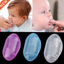 Lollipop Baby Deciduous Tooth Brush Tongue Cleaner Child To