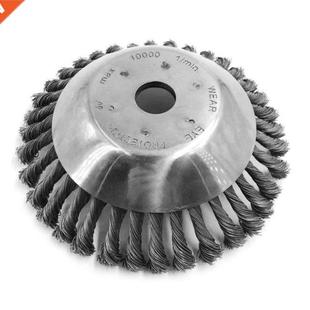 Mower Wire Weed Brush Garden Steel Wheel Grass Lawn Inch