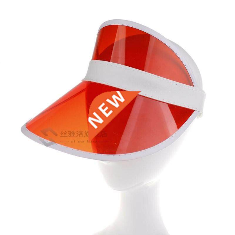 Sun Hats for Wo PVC Protection Visor Cap Beach Headband Hat