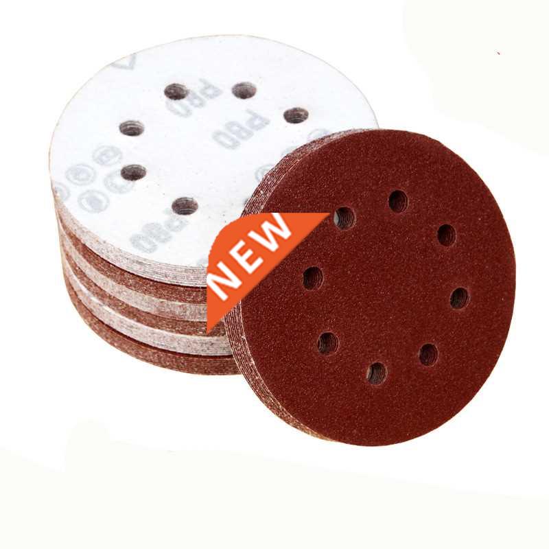20pcs 5 Inch 125mm Round Sandpaper Eight Hole Disk Sand Shee