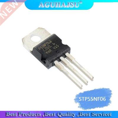10PCS STP55NF06 TO-220 P55NF06 TO220 new 50A60V field effect
