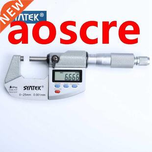 IP65 Electronic Digital Micrometer 0-25mm Waterproof Outside