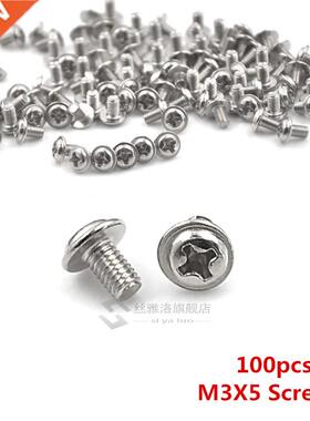 100Pcs M3X5 Screws 5mm PC Case Hard Drive Precision PS 6/32&