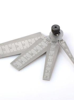 Stanless Steel Weldng Taper Feeler Gauge Ruler Sutable fo