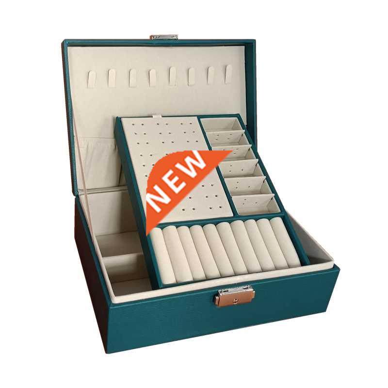 PU Leather Jewelry Storage Display Portable European-Style M