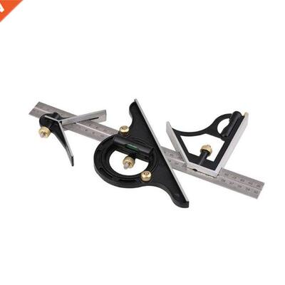12 Combnaton Protractor Tr-Square Angle Ruler Machnst
