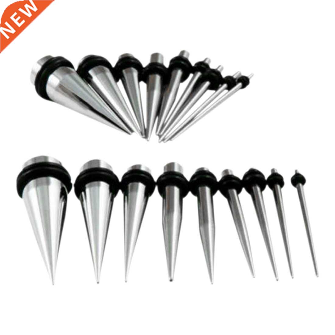 Metal Taper Stretch Extender Ear Plug Gauge O Ring Colored C