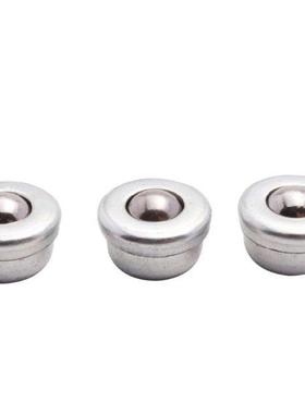 10 Pcs Steel Conveyor Ball Silver Transfer Bearing Unit Roll