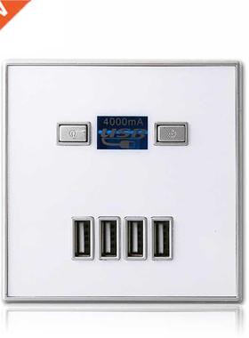 New rival High Quality 4-PORT quick chger home use wall