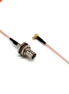15cm Cable BNC Female Jack To MCX Male Plug Right Angle RG31