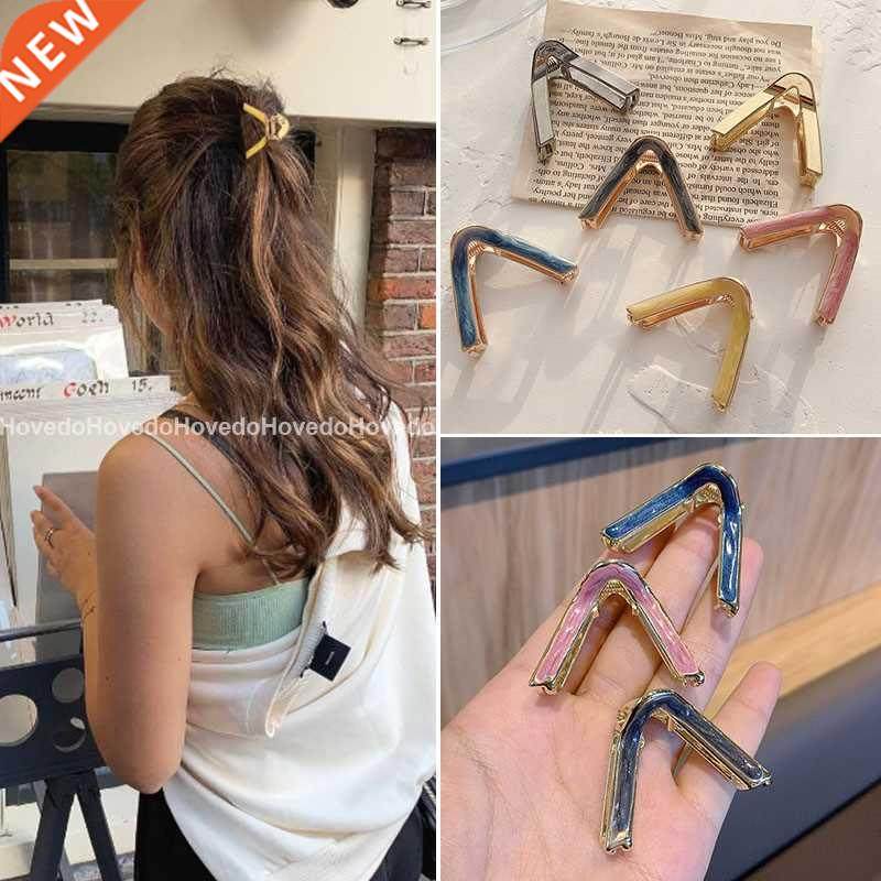 Chic V Shpe Clw Clip Women Hir Clip Geometric Hir Clips
