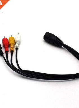 5 Pin Female Din Plug to 4 x RCA Phono Male Plugs Audio Cabl