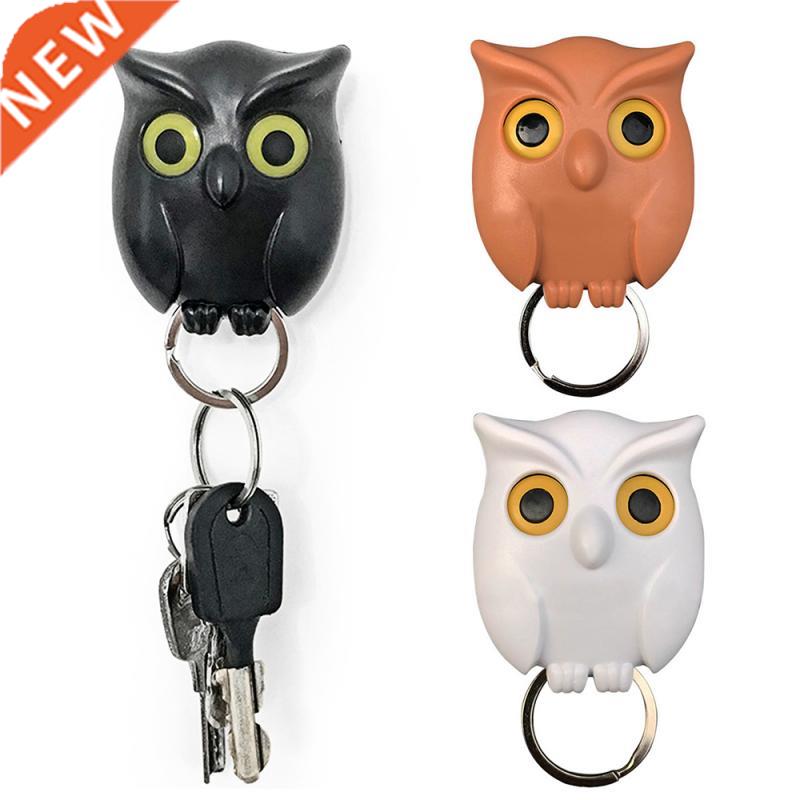1PCS Home Decor Storage Hooks Night Owl Magnetic Key Hook Ol