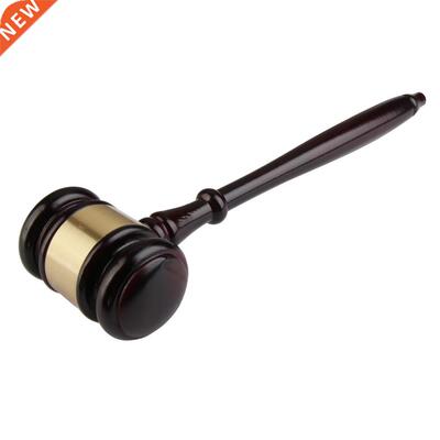 Handmade Wooden Auction Hammer for Lawyer Judge Handcrafted