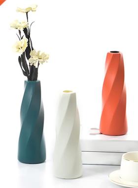 Nordc Lght Luxury Flower Vase Home Decor Ceramc Look Plas