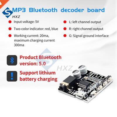 VHM-314 V2.0 Bluetooth 5.0 Audo Recever Decoder Board Ster