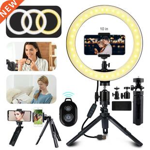 10 Inch Selfie Ring Light With Tripod Stand Cell Phone Hold