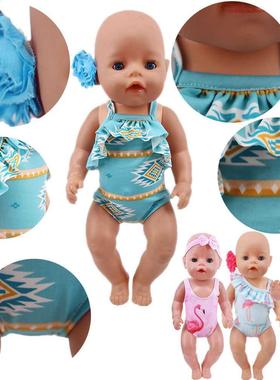 Head Flower Swimsuit Fish Scale Style For 43Cm Baby Items&am