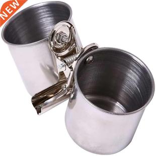 Water Feeding Clip Bird Stain With Food Cups Pet Double