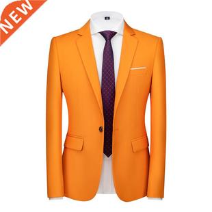 Mens Jack 6XL Blazers Slim Business Colors Candy Size Plus