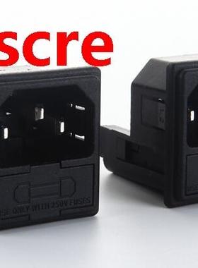 All copper card type AC power socket socket holder with doub