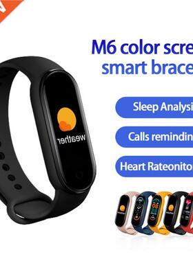 2022 M6 Band Smart Watch Men Women Smartwatch Heart Rate Spo