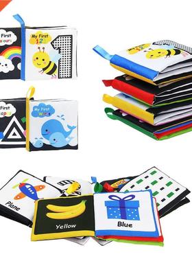Coolplay Cloth Books Soft Baby Books Rustle Sound Baby Quiet