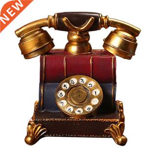 (1Pcs) European Telephone Model, Creative Home Retro Decorat