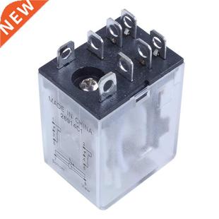 Pin 13F Coil JQX DPDT Electronetic LED LY2 12V Green