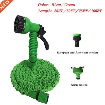 25FT-175FT Flexible Garden Hose Pipe Telescopic Water Hose W