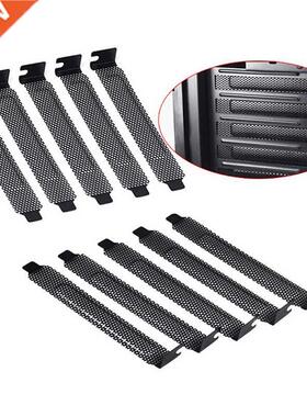 New 10Pcs/lot Black Hd Steel Dust Filter Blanking Plate PC