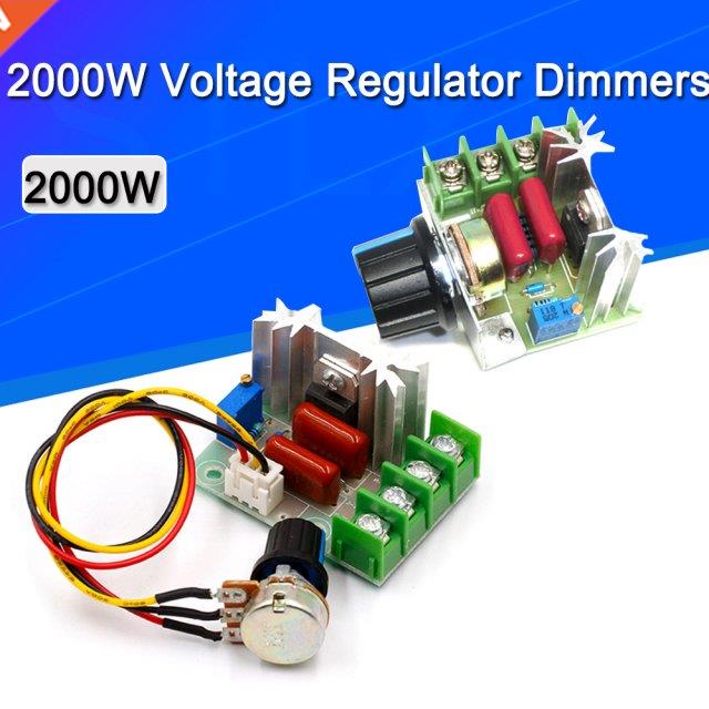 AC 220V 2000W SCR Voltage Regulator Dimming Dimmers Motor Sp