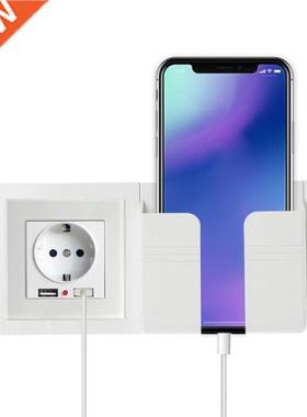 Wall Socket Mobile Phone Holder Smartphone Charging Stand Ra