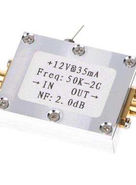 RF Amplifier 50K-2GHZ Low Noise Amplifier Signal Receiver Br